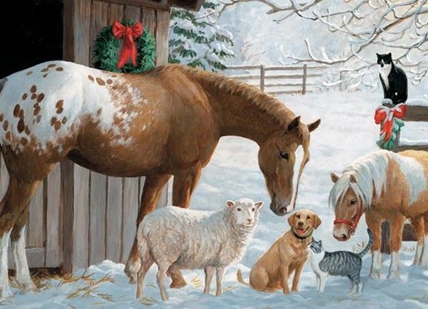 Horses and Christmas Eve: the night the animals talk - Susan Smith. A  framework for healing—horse and human